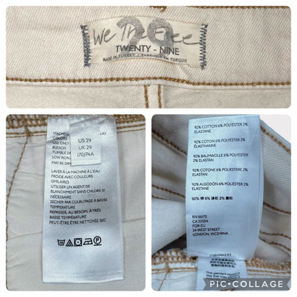 We The Free Tan High Rise Skinny Jeans Women's Size 29
