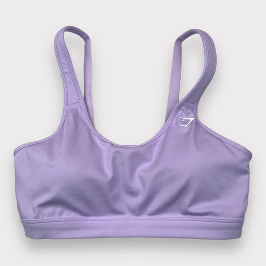 Gymshark Scoop Neck Training Light Purple Sports Bra Women's Size S