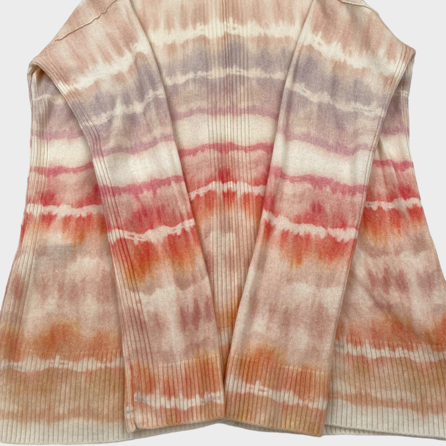 AllSaints Marea Tie Dye Merino Wool Cardigan in Rainbow Pink Women's Small