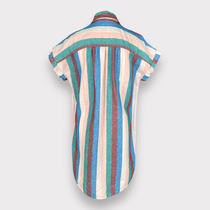 Madewell Flagstaff Stripe Shirt Dress Women's Size M