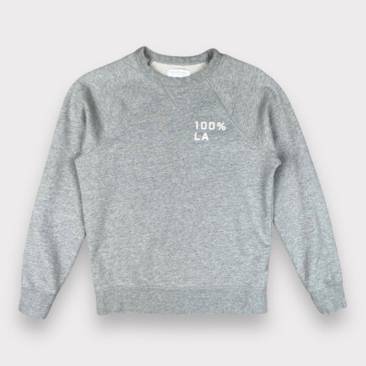 Everlane Unisex The 100% LA Sweatshirt Gray Minimalist Sweater Size XS