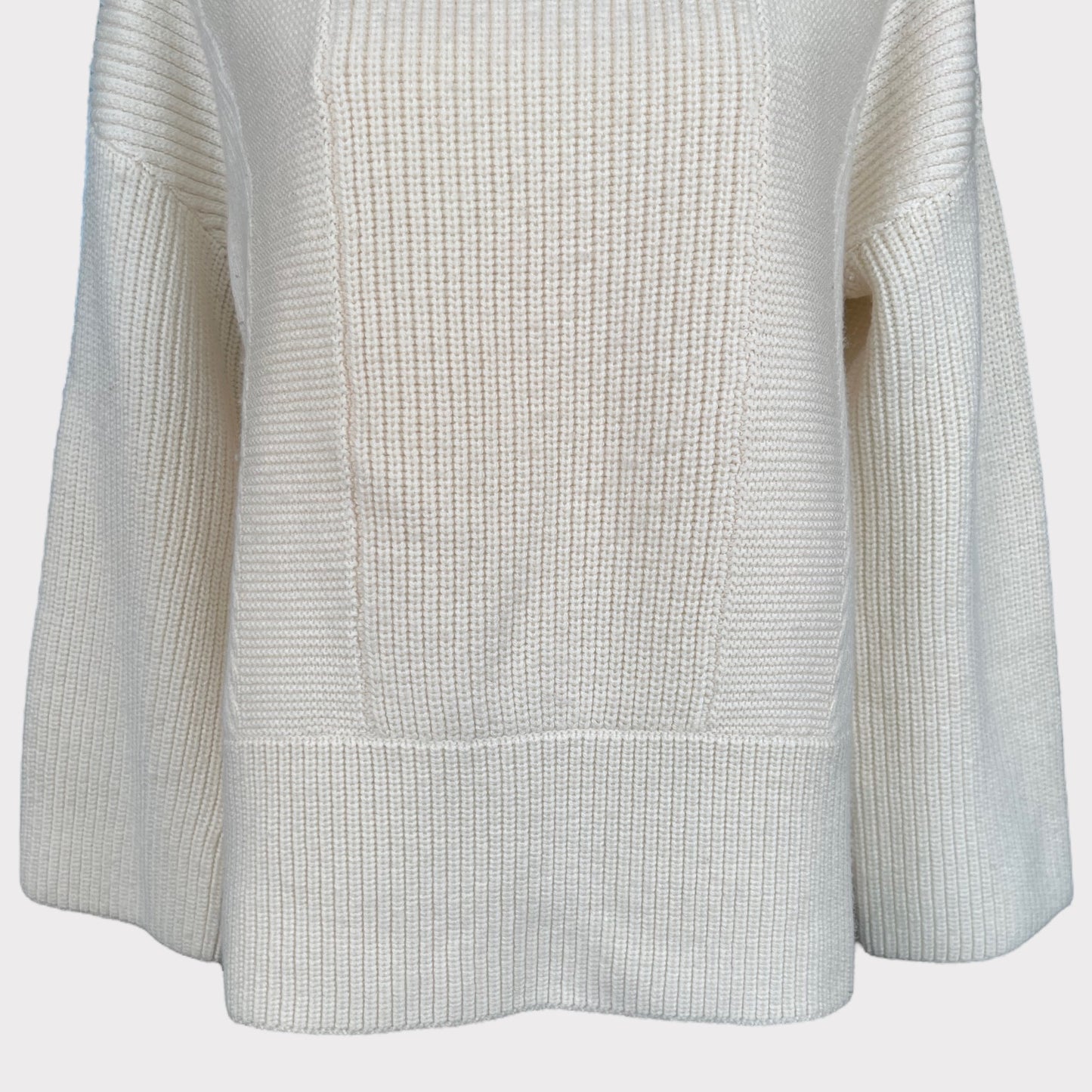 Rag & Bone Jean Dee Merino 100% Wool Knit Pullover Sweater Size S/M