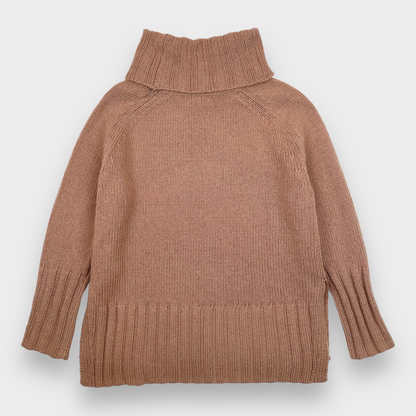 REISS Eve Wool Cashmere Blend Roll Neck Jumper Sweater Women's Size Medium