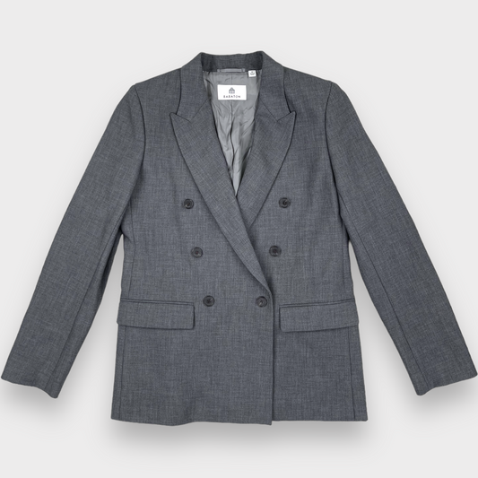 Aritzia BABATON Index Blazer Double Breasted Grey Blazer Women's Medium