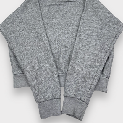 RE/DONE Pullover Cotton Blend Crewneck Sweatshirt Heather Grey Womens Small