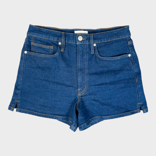 NWOT FRAME High-Rise Denim Shorts Dark Blue Women's Size 30