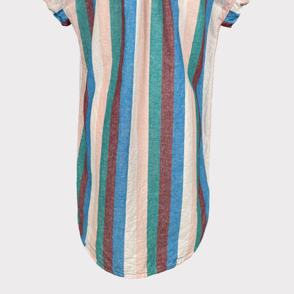 Madewell Flagstaff Stripe Shirt Dress Women's Size M