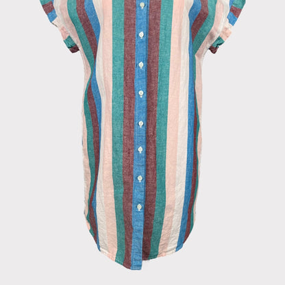 Madewell Flagstaff Stripe Shirt Dress Women's Size M