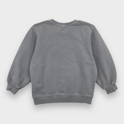 AGOLDE Thora 3/4 Puffed Sleeve Crewneck Sweatshirt in Gray Women's Size Small