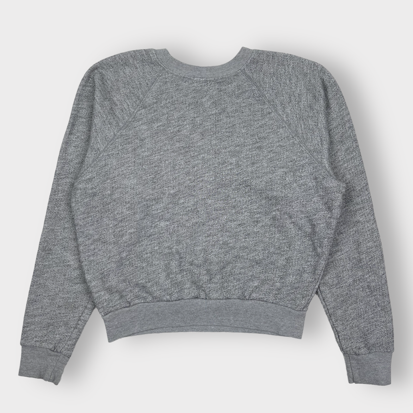 RE/DONE Pullover Cotton Blend Crewneck Sweatshirt Heather Grey Womens Small