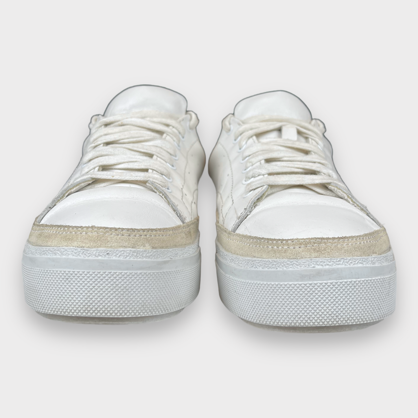 All Saints Trish Platform Low Top White Sneakers Women's Shoe Size 40 (10 US)